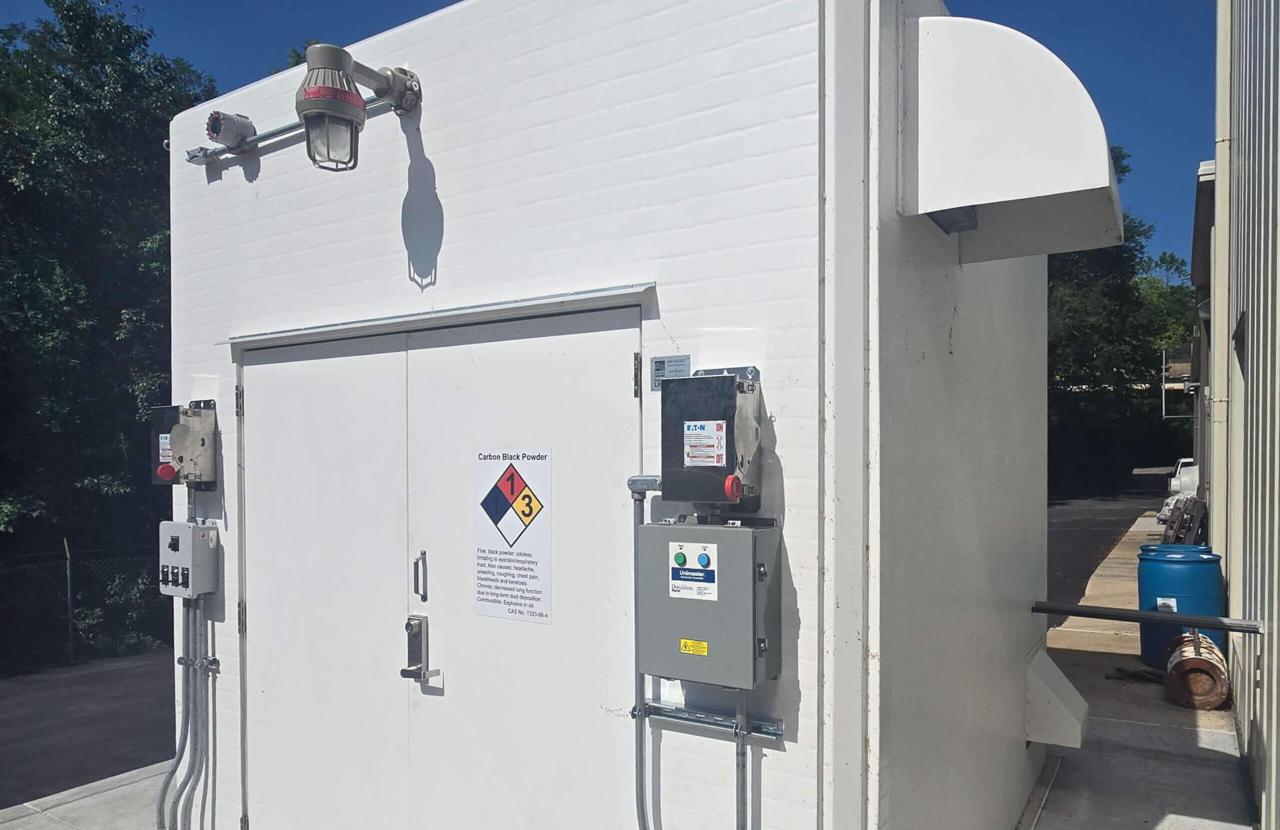 Custom Fiberglass PAC Enclosure for Maryland Water Treatment