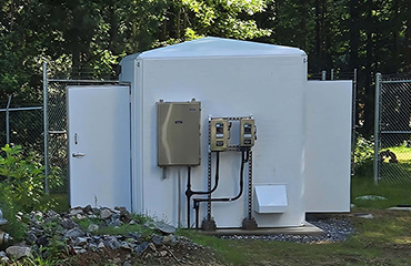 FRP Valve Enclosure Protects Motorized Butterfly Valve