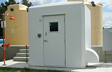 Fiberglass Buildings Protect Critical Water & Wastewater Treatment Equipment