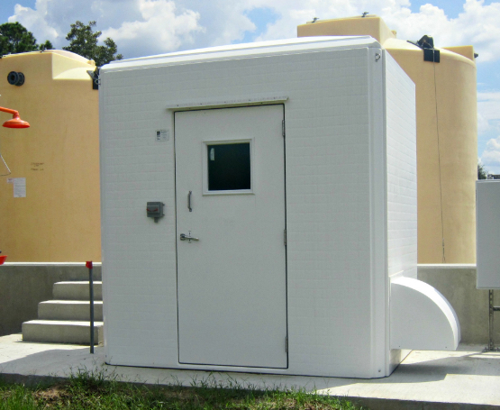 prefabricated chemical storage building